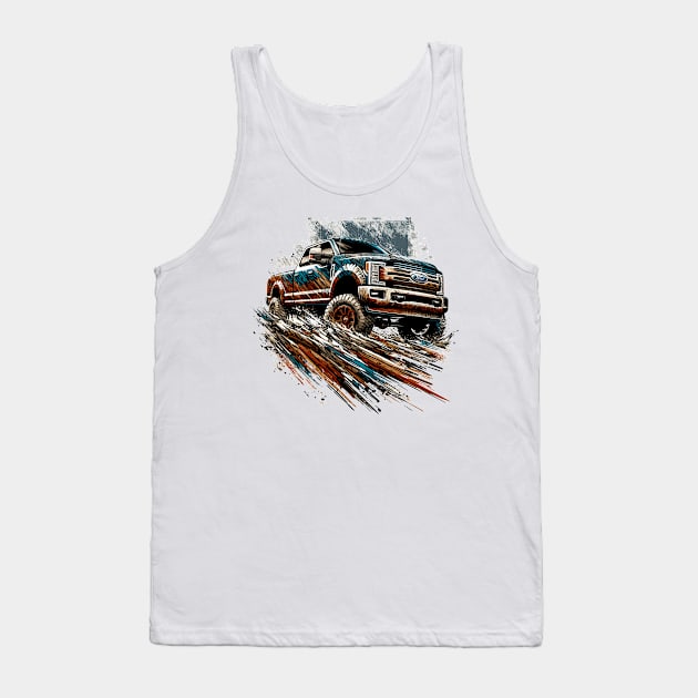 Ford F250 Tank Top by Vehicles-Art